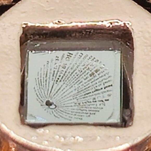 Rose Golden Heart-Shaped Pendant with Microprinting NWOT - Picture 7 of 8